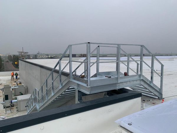 Eolo - CSG Scala accesso copertura, carpenteria industriale
