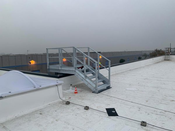 Eolo - CSG Scala accesso copertura, carpenteria industriale